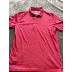 Zaxbys Polo Shirt‎ Mens Size Medium Red Collared Short Sleeve Workwear